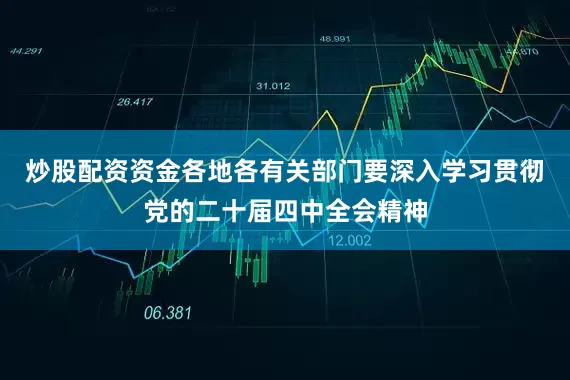 炒股配资资金各地各有关部门要深入学习贯彻党的二十届四中全会精神